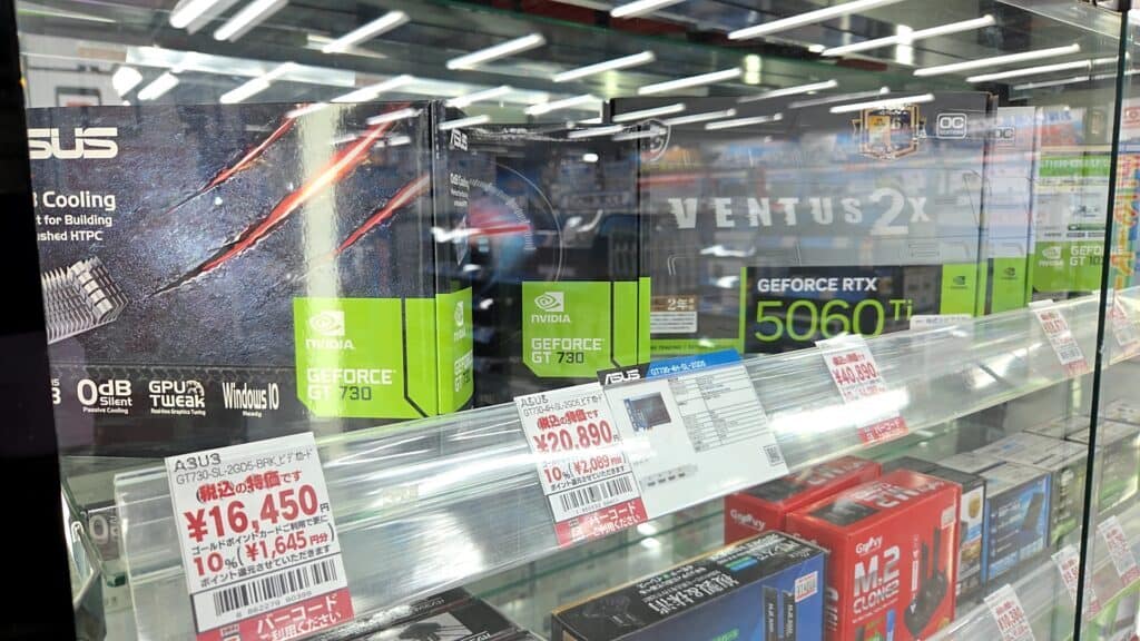 実物のグラフィックボード画像