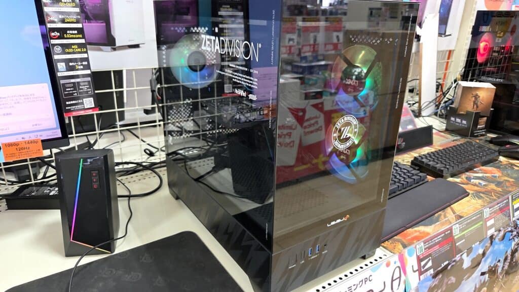 パソコン工房のゲーミングPCの実機画像