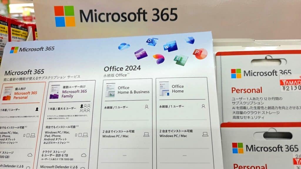 Microsoft Officeの製品画像