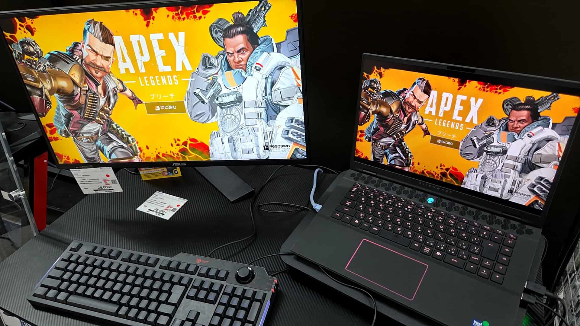 ゲーミングPCの実機画像