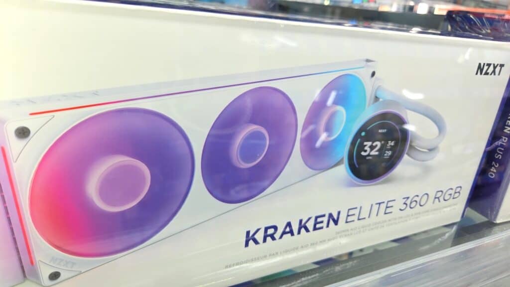 水冷CPUクーラーの実機画像