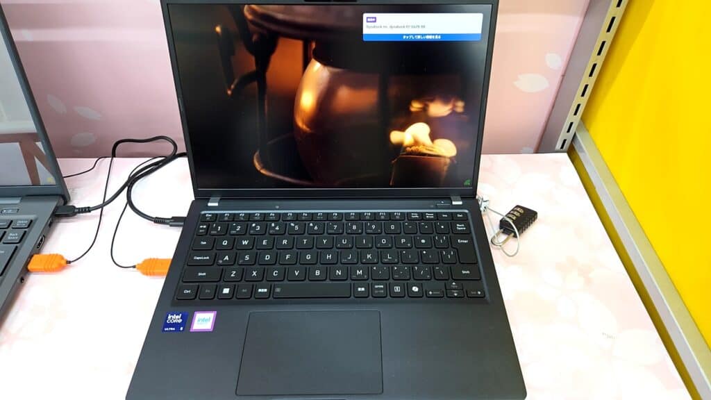 Dynabookノートパソコンの実機画像